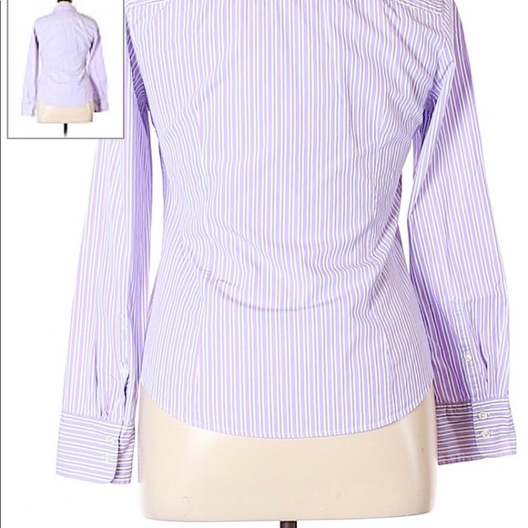 J Crew size 12 long sleeve button down shirt - Picture 2 of 2